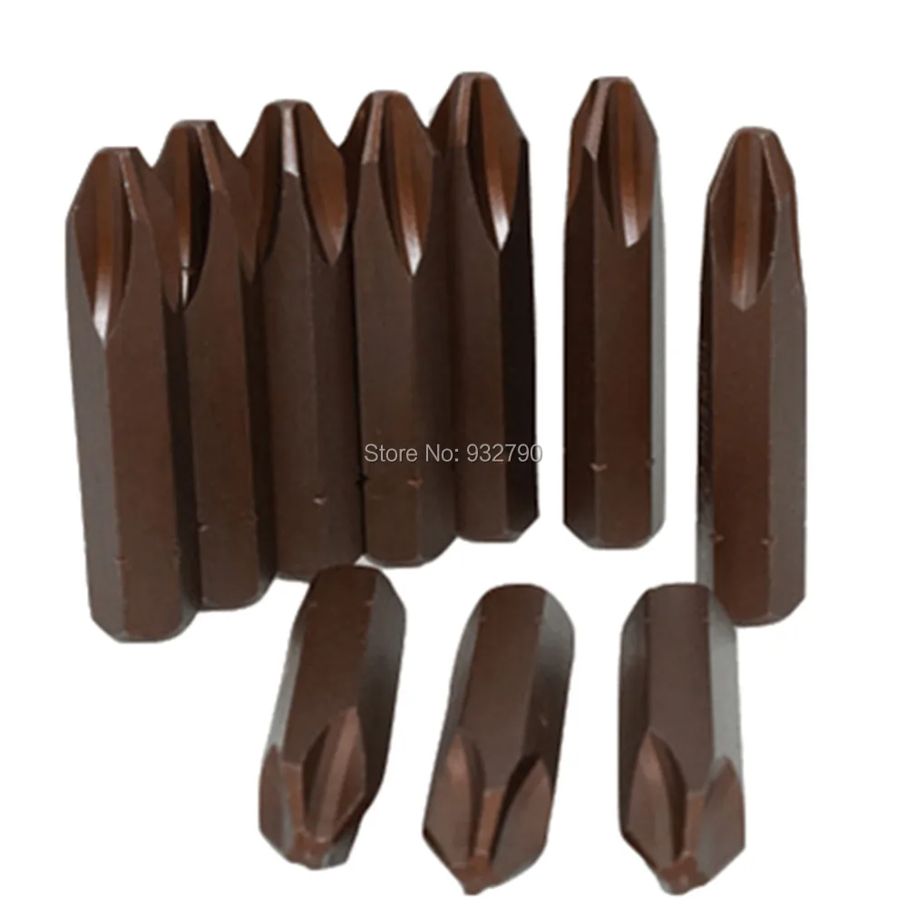 10pcs PH3 40mm Impact Screwdriver Bit Set Phillips Impact