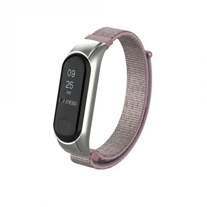 Металлический нейлоновый браслет напульсники ремешок Замена для Xiaomi Mi Band 3 8899