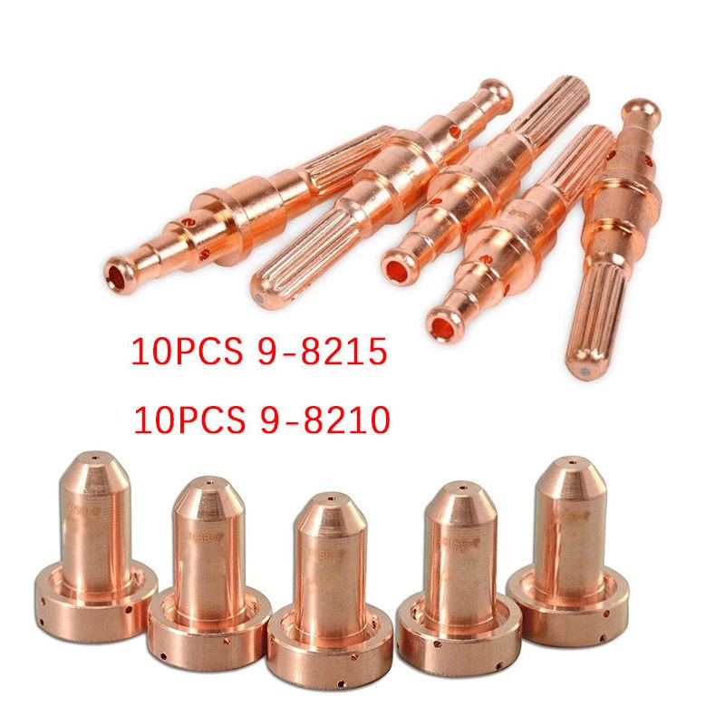 

Plasma Cutting Torch 10pcs Electrodes+10pcs Nozzles Kit For Thermal Dynamics Suitable For T/D SL 60/100 Plasma Cutting Torch