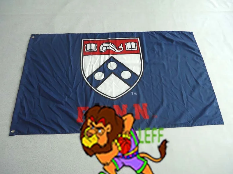 University of Pennsylvania Quakers Flag PENN Large 3x5 Feet Custom USA Team | Дом и сад
