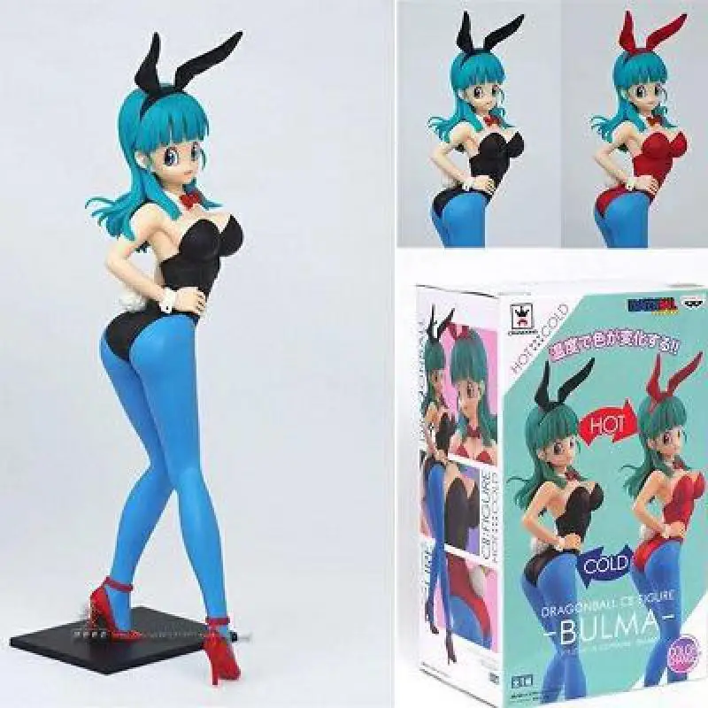 Bulma Bunny Girl Videl Искусственный Человек 18 Чичи Ланч Dragon Ball японского аниме фигурки игрушки ПВХ Коллекция моделей - Цвет: Шоколад