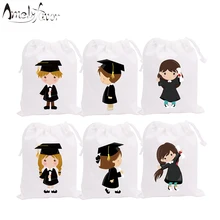 Выпускные тематические подарочные сумки для выпускников, сумки для конфет, подарочные сумки для детей на день рождения, вечерние украшения, товары для выпускного на заказ