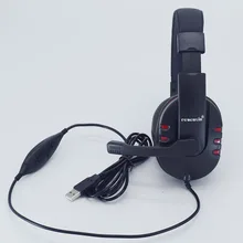 Big sale High quality PRO USB Stereo Headphone with Microphone GAME Gaming Headset For PlayStation PS3 PS 3 PC MKLG Gaming Headphones