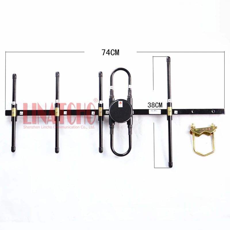 CDMA 450 МГц открытый направленный 430 470 5 элементов СВЧ ретранслятор yagi антенна 433