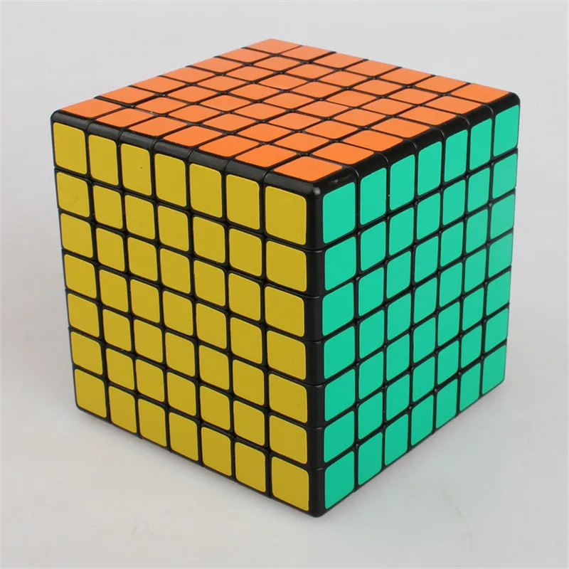 ShengShou 7x7x7 7x7 Speed Cube Black Magic Puzzle Cubes ShengShou 7x7x7 7x7 Speed Cube Black Magic Puzzle Cubes
