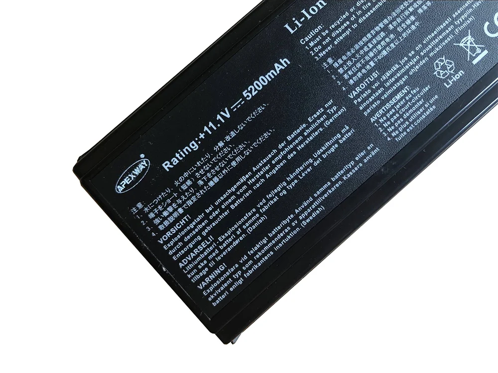 Apexway 6 cell Аккумулятор для ноутбука Asus a32 f5 a32-f5 a32 f5c F5 F5C F5GL F5M F5N F5R F5SL F5Sr F5V F5VI F5Z X50 X50C X50M X50N X50R