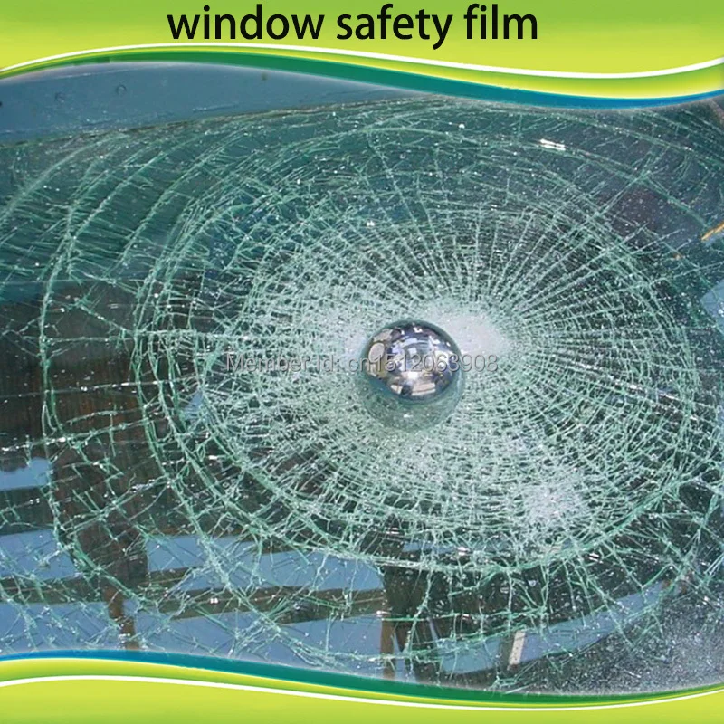 4 мил Защитная пленка для окна 60 &quotx 33&quot футов рулон дома офиса|clear window film|window security