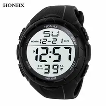 HONHX Relogio Masculino Роскошные мужские часы цифровые военные армейские часы мужские спортивные светодиодный водонепроницаемые наручные часы 50
