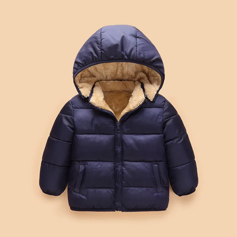 

Toddler Boys Girls Winter Jacket Kids Clothes 2018 Children Hooded Thick Warm Coat Manteau Fille Hiver Infantil Parka Outerwear