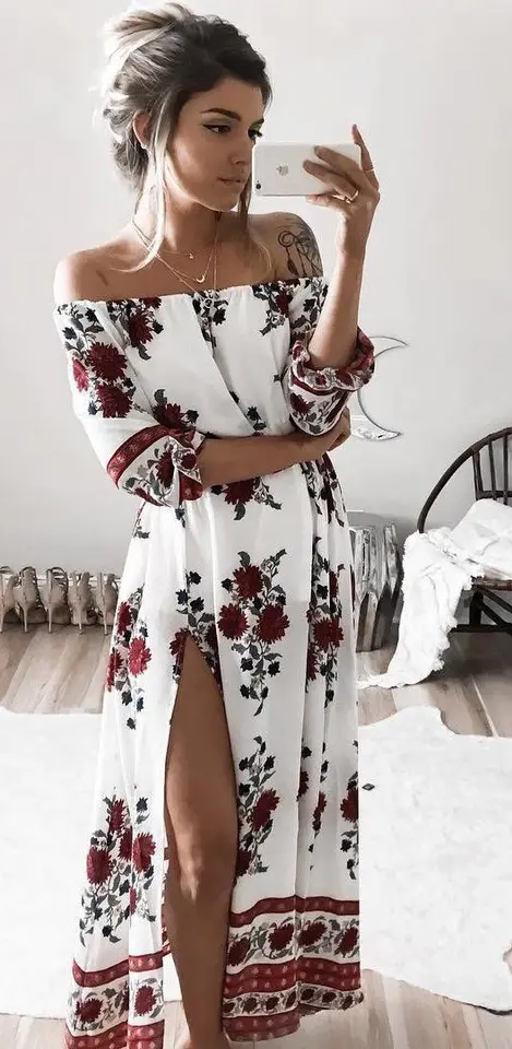 Long Flowered Summer Dresses Online, 58 