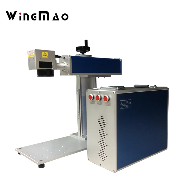 Wavelength 1064nm Fiber Laser Marking Machine On Salein Wood Routers