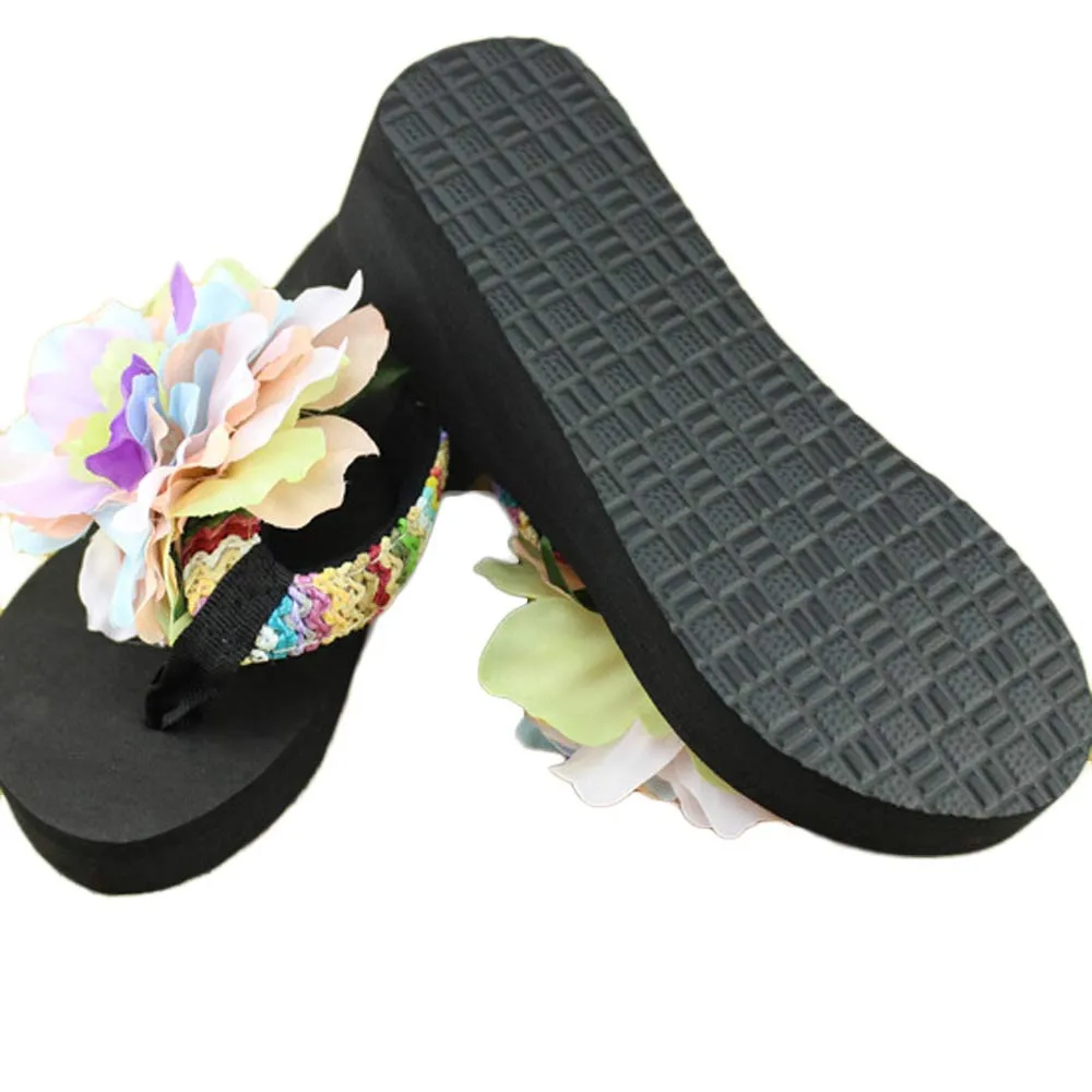 2017 Summer Sandals Women Fashion Bohemia Platform Wedges Thong Flip Flops Sandals Shoes Beach Casual Flower Slippers xiniu цена 2017 Summer Sandals Women Fashion Bohemia Platform Wedges Thong Flip Flops Sandals Shoes Beach Casual Flower Slippers xiniu цены онлайн