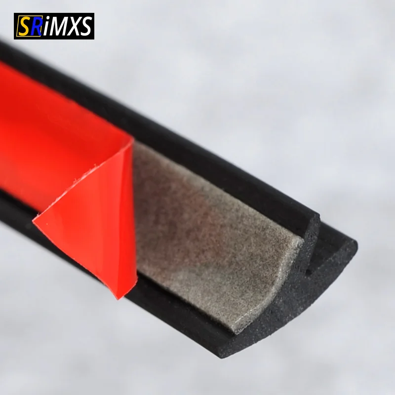 Universal Car V Shape Rubber Seal Weather Strip Hollow Glass Window