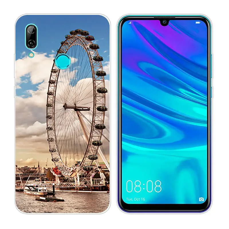 Силиконовые чехлы Arvin для huawei P Smart, мягкий прозрачный ТПУ чехол для телефона P Smart, 6,21 дюймов, чехол с рисунком, сумка - Цвет: 16