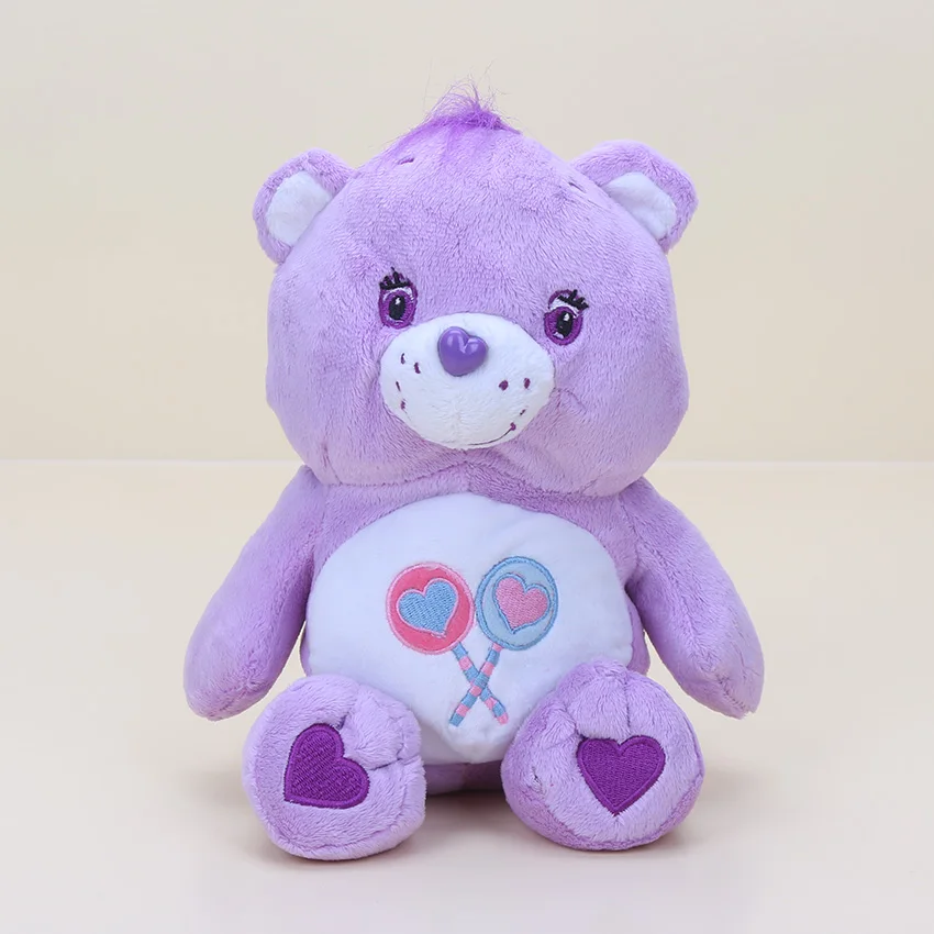 30 см Kawaii Плюшевые игрушки-животные Care Bears мягкая плюшевая с наполнителем куклы игрушка чучело медведя в entense медведь кукла подарок на день рождения - Цвет: purple