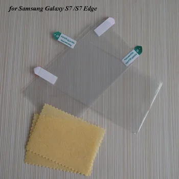 

Good Quality Clear PET Screen Protectors For Samsung Galaxy S7 S7edge Guard Films (Half Screen Films) 1000/Lot By DHL