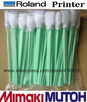 

High quality - 200 pcs eco solvent and solvent printer spare parts print head swab cleaning swab