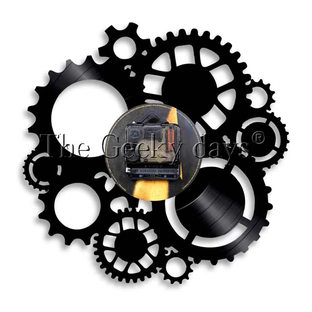 Parede de Luz Sinal de Engrenagens da Engrenagem Mudança da Cor Conduziu a Iluminação Lâmpada de Parede com Controle Preço Steampunk Levou Relógio Remoto 1 15 Cheap Luminárias de parede