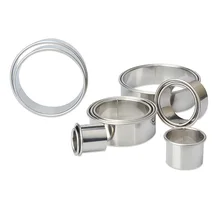 Мини Круглый мусс торт Еда Класс Кольца из нержавейки Кондитерские кольцо формы украшения торта Формы для выпечки