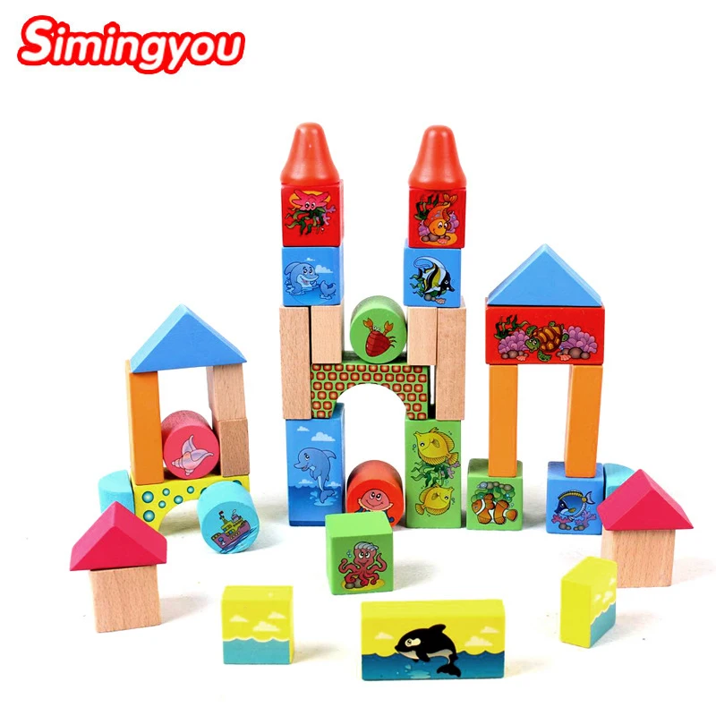 Buy Simingyou 38Pcs Marine Animal Building Blocks
