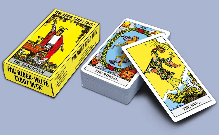 12*7cm 78pcs/pcs Rider Waite Tarot Deck Card Beginners Gift Board Games Entertainment Fun Playing Cards Paper