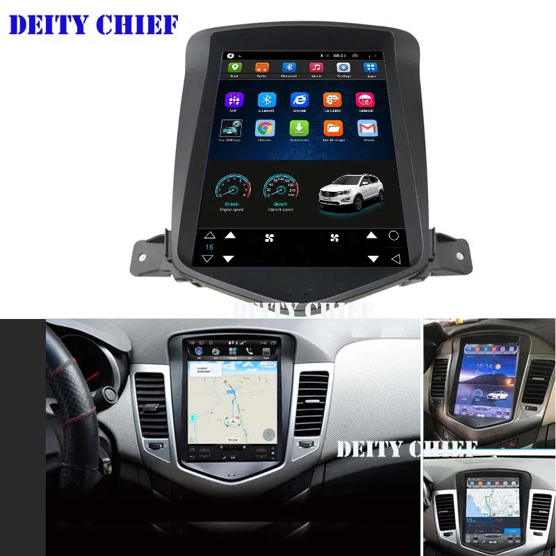 Flash Deal 8cores Android 8.1 Car Multimedia Player For Chevrolet Cruze 2006-2014 GPS Navigation Vertical screen 1
