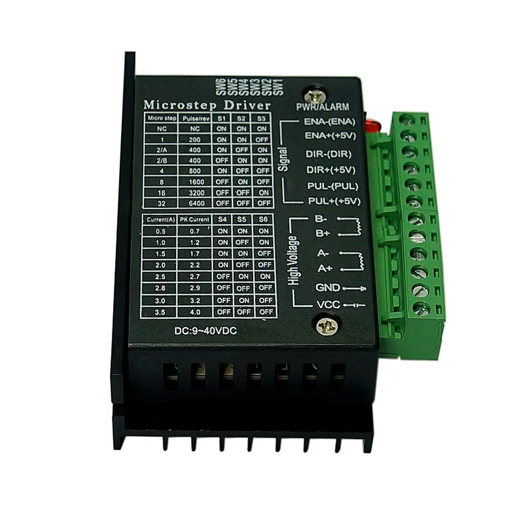 5 шт. TB6600 4.0A Драйвер шагового двигателя 42/57/86 32 сегментов обновленная версия 42VDC