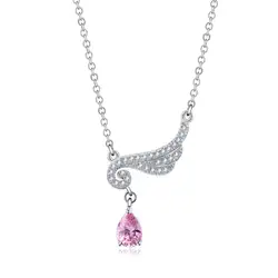 Женское Ожерелье в форме крыльев для девочек, минималистичное ожерелье с маленькими крыльями, ожерелье с подвеской, простое