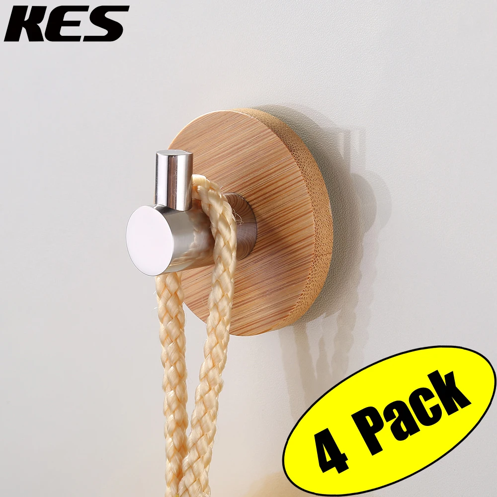 KES Self Adhesive Towel Robe Hook and Self Sitck On Wall Hook Sticky