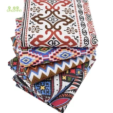 Chainho хлопковая льняная ткань с принтом для лоскутного шитья/шитья своими руками/скатерти для дивана/Чехлы для мебели/материал для подушек