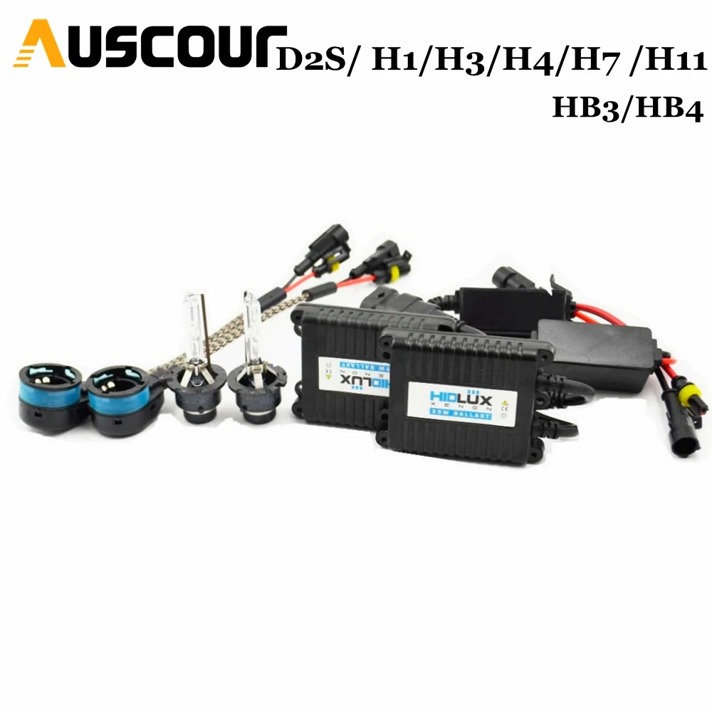 Комплект для автомобильных ксеноновых фар h1 h7 h8 h11 hb4 35 Вт 6000 К | Автомобили и