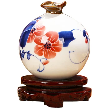 

Neo-Chinese style Jingdezhen Ceramic Vase High-quality Handicraft small vase Ashtray Wedding Gifts Home Furnishing decoration