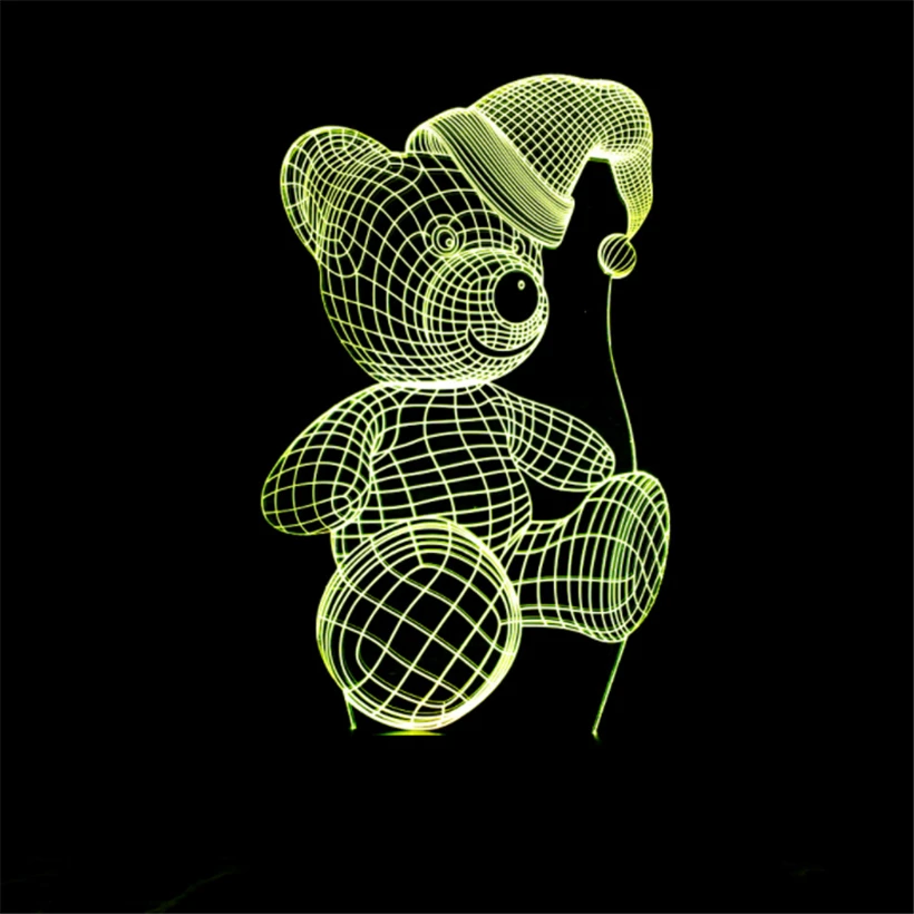 bear 3D night light (6)