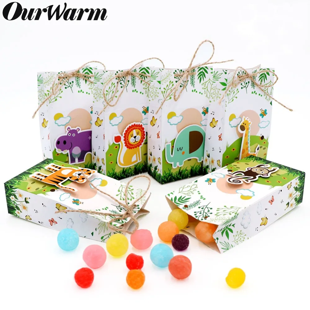 OurWarm 12 قطعة حزب الإحسان أكياس الورق ل عيد ميلاد حزب أطفال لوازم الحيوانات حقائب للهدايا الغابة سفاري حديقة الحيوان لصالح صناديق OurWarm 12 قطعة حزب الإحسان أكياس الورق ل عيد ميلاد حزب أطفال لوازم الحيوانات حقائب للهدايا الغابة سفاري حديقة الحيوان لصالح صناديق