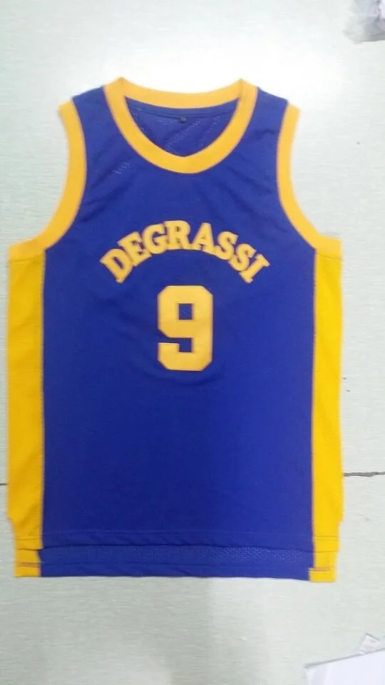 Jimmy Brooks 9 Degrassi Community School Panthers Basketball Jersey