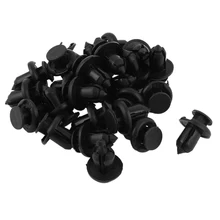 25 Pcs Auto Bumper 10mm Hole Fastener Rivet Retainer Push Engine Cover Fender Car Door Trim Panel Clip Fasteners Car Styling