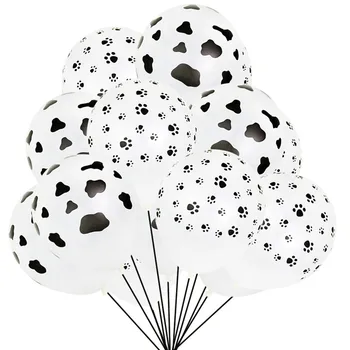 

100pcs Black White Animal Cow Latex Balloons Cow Helium Balls Birthday Party Decoration Farm Animals Balloons Theme Air Globos