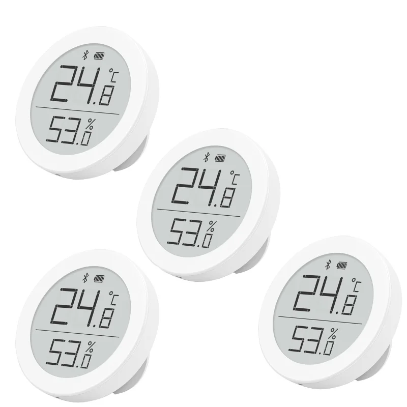 4pcs Оптом Xiao mi ClearGrass цифровой Bluetooth термометр гигрометр 0~ 50 электронные чернила экран данных автоматическая запись с mi APP - Цвет: 4pcs