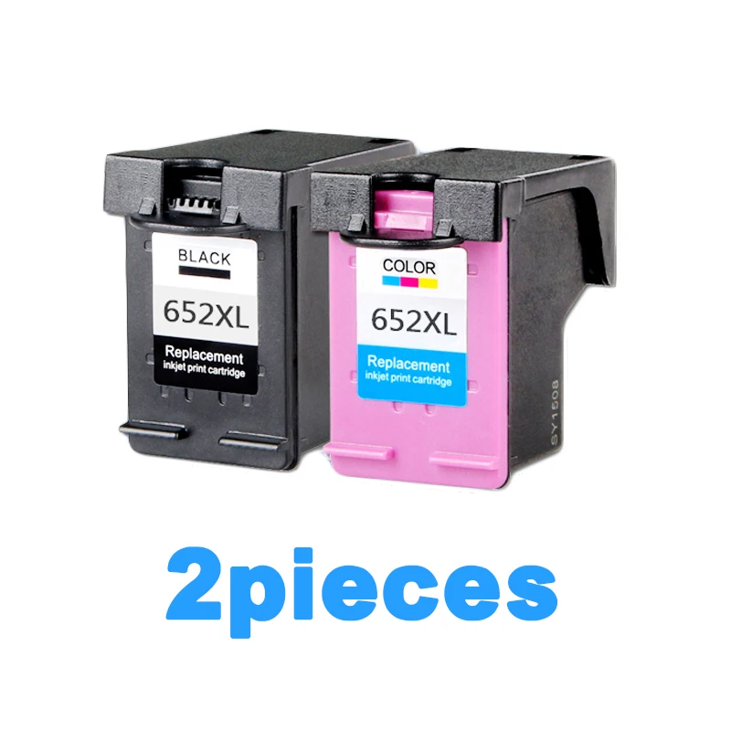 Совместимый картридж XiongCai для принтера HP 652 Deskjet 1115 2135 2136 2138 3635 3636 4536 4535 2 шт.|ink