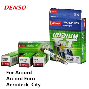

4pieces/set DENSO Car Spark Plug For Accord Accord Euro Aerodeck City Iridium Platinum IK20TT