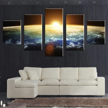

Artryst 5PCS The Dawn Of The Universe Wall Painting Star Universe Modern Canvas Painting Home Decoration Wall Art Decor AR301