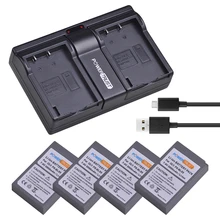 4 × 2000 mah PS-BLS5 BLS-5 BLS5 BLS50 バッテリー + デュアル急速充電器オリンパスペン E-PL2 、 E-PL5 、 e-PL6 、 E-PL7 、 E-PM2 、 E-M10 、 E-M10 II