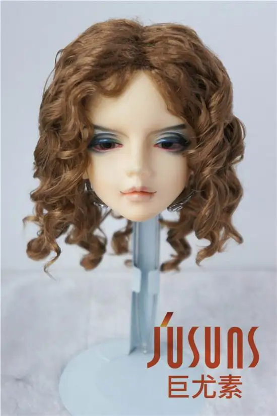 JD001 23-25 см Blyth куклы парики 9-10 дюймов синтетический мохер кукла волосы унисекс средней длины волна BJD парики