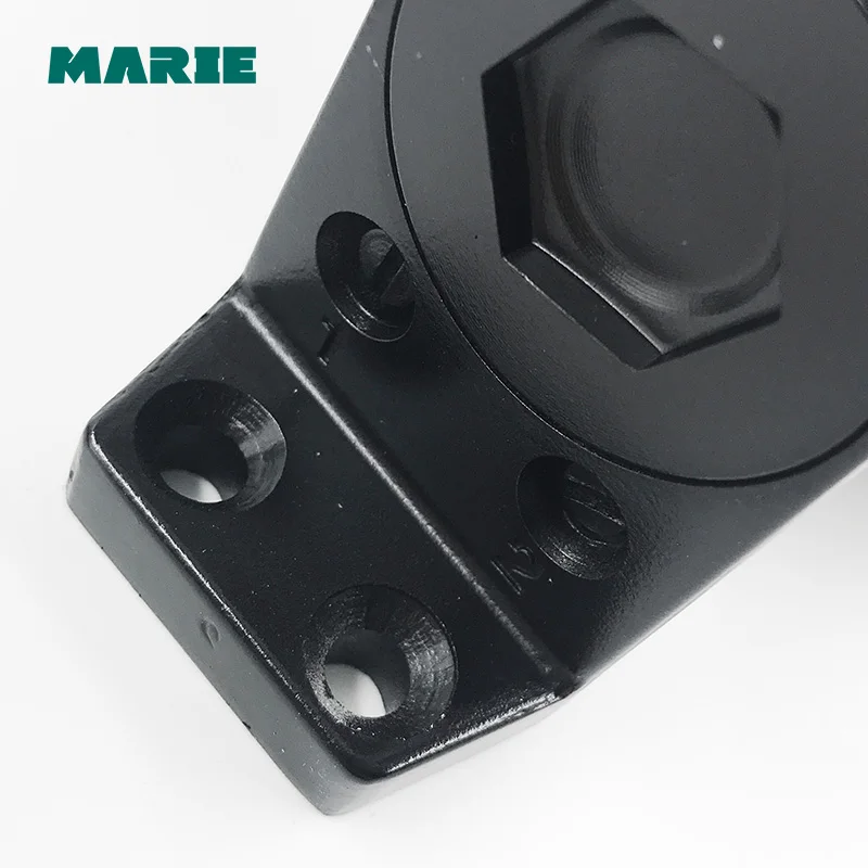 Black Color Aluminum Alloy Door Closer 40kg-65kg Automatic Hydraulic Door Closer