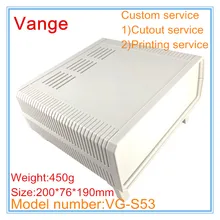 1 шт./лот коробка для изготовления форм 200*76*190 мм IP54 инструмент из АБС-пластика Корпус чехол вентиляционный дизайн для Wi-Fi Устройства Запуска