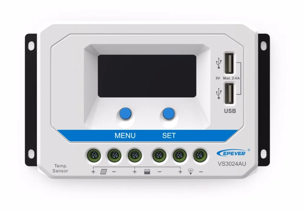 Viewstar 10A 20A 30A 45A 60A VS1024AU VS 2024AU VS3024AU VS4524AU VS6024AU 12V 24V солнечные батареи EPSolar Контроллер заряда Регулятор