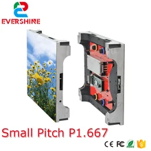 Ultra high definition small pixel pitch P1.667 indoor full color video led display screen for advertising meeting,stage,malls