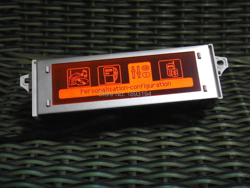 Автомобильная Поддержка USB и Bluetooth дисплея красный монитор 12 контактный экран для