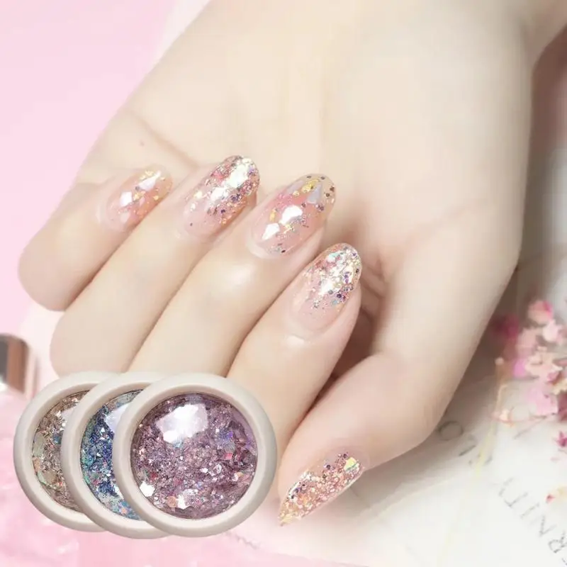 

Laser Art Fashion Sequins DIY Charm Nail Glitter Eye Makeup Craft Manicure Powder Tips Mini Decorations