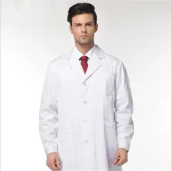 Простой короткий и Униформа с длинным рукавом медсестры доктор больница лабораторный халат медицинский студенческий эксперимент костюмы